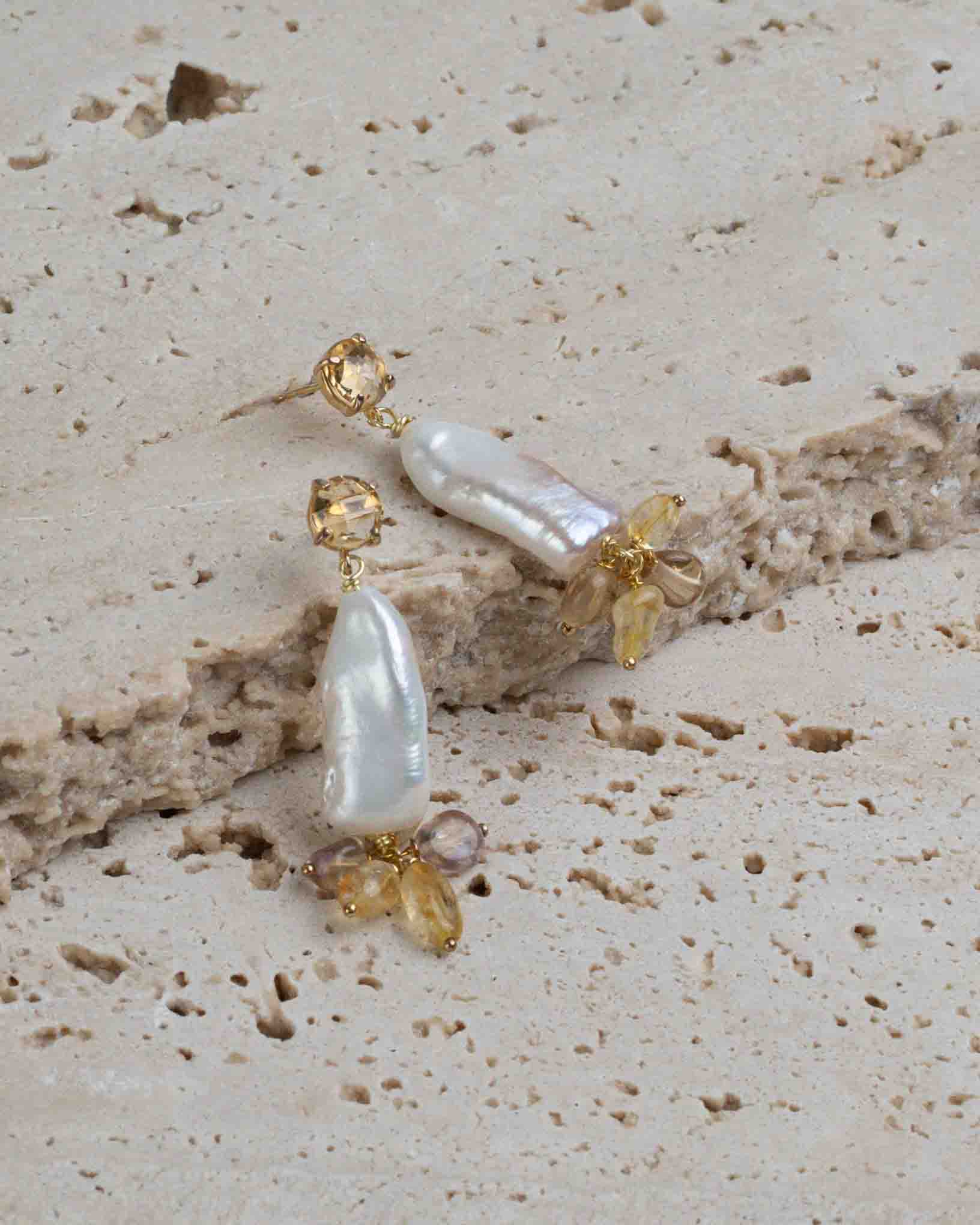 Ohrring Cicade aus der Kollektion I giardini la Mortella von Donna Rachele Jewelry