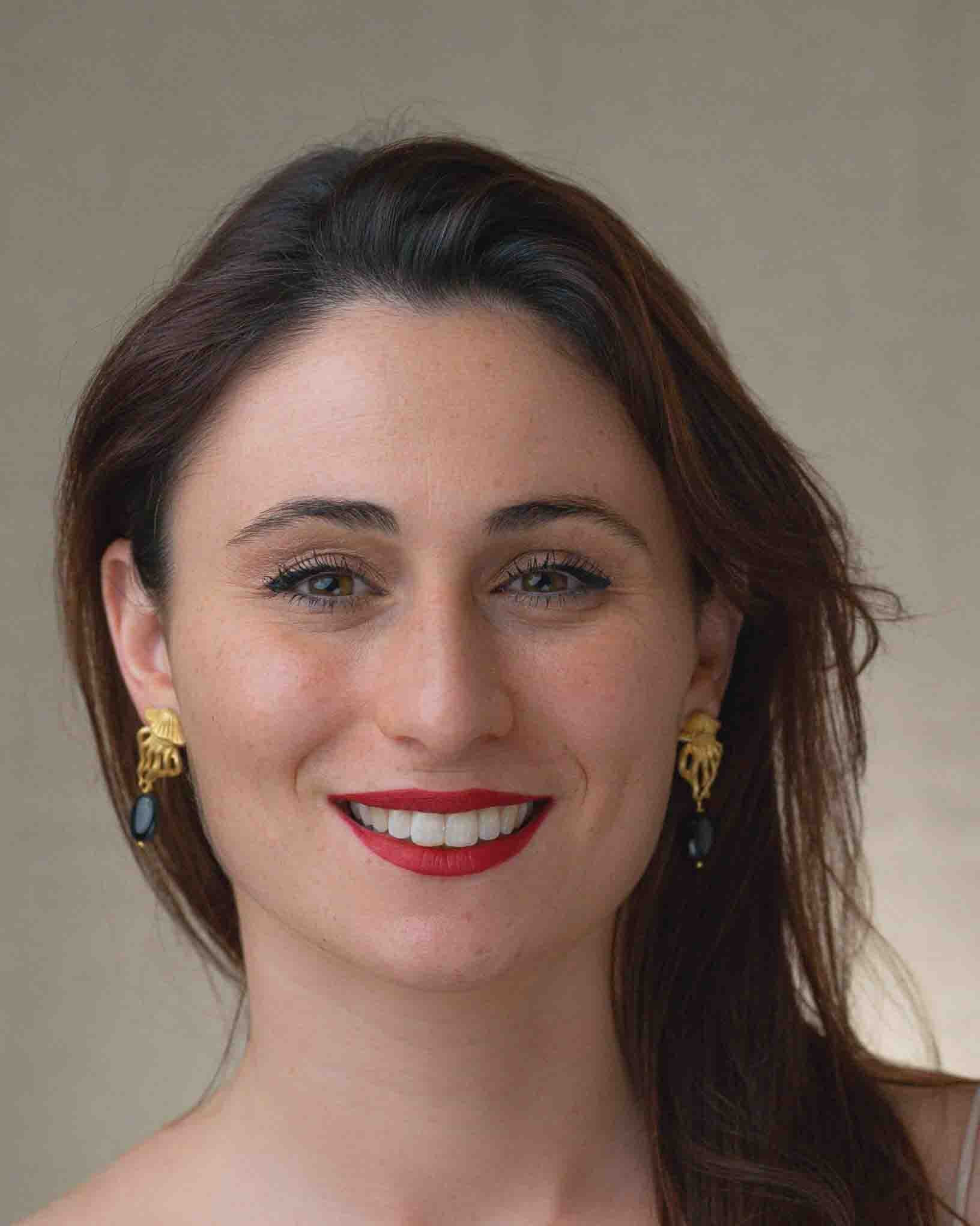 Ohrring Medusa Nera aus der Kollektion I Classici von Donna Rachele Jewelry