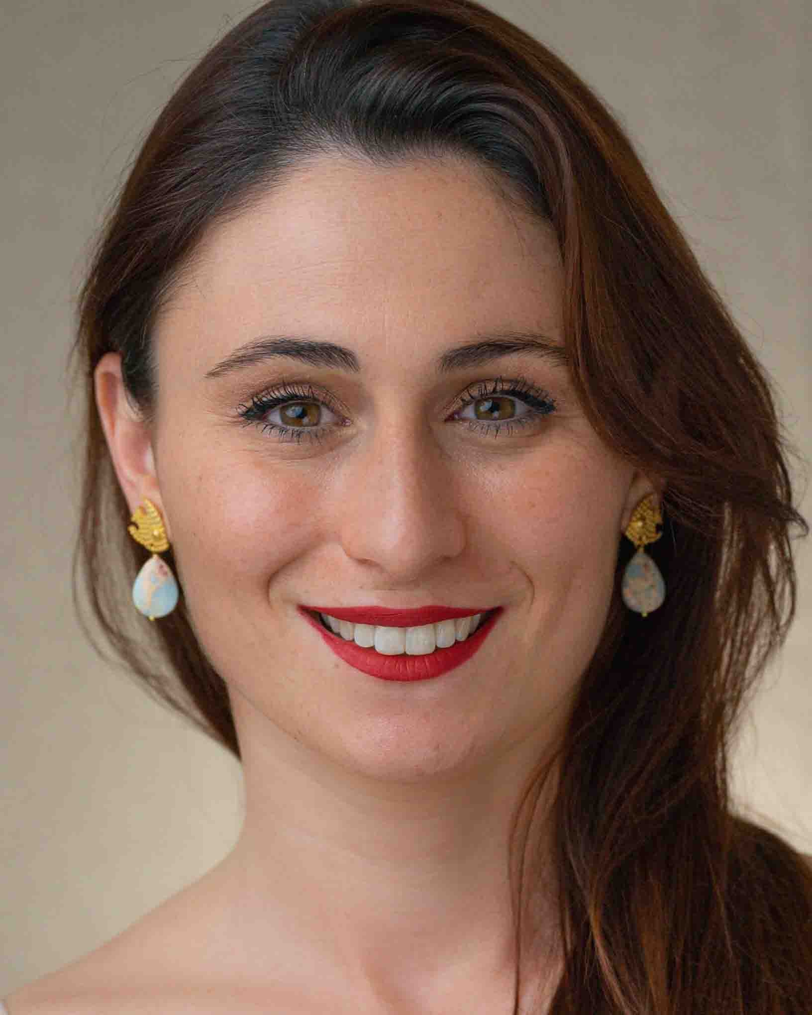 Ohrring Pesce Palla aus der Kollektion I Classici von Donna Rachele Jewelry