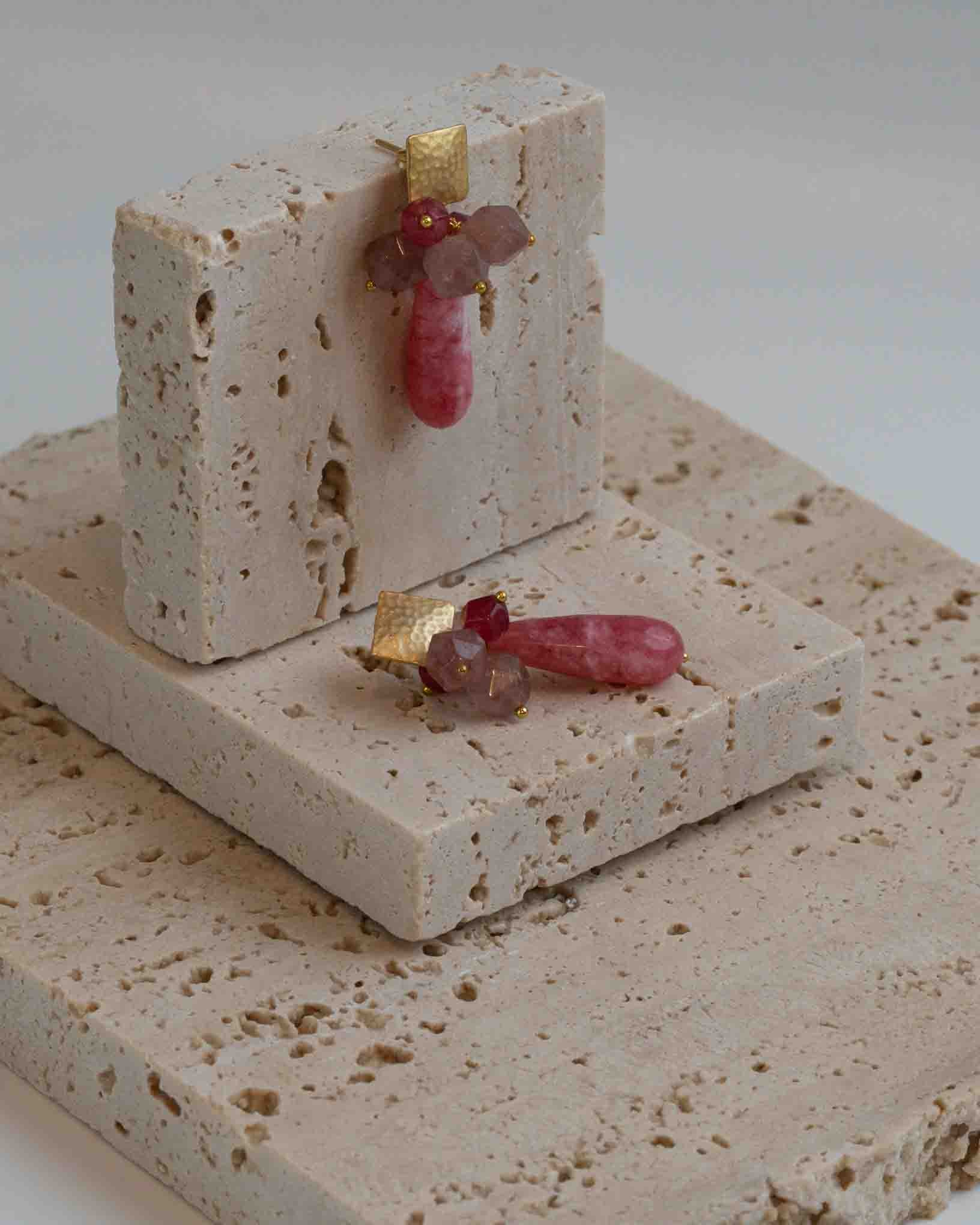 Ohrring Vino Rosso aus der Kollektion I Classici von Donna Rachele Jewelry