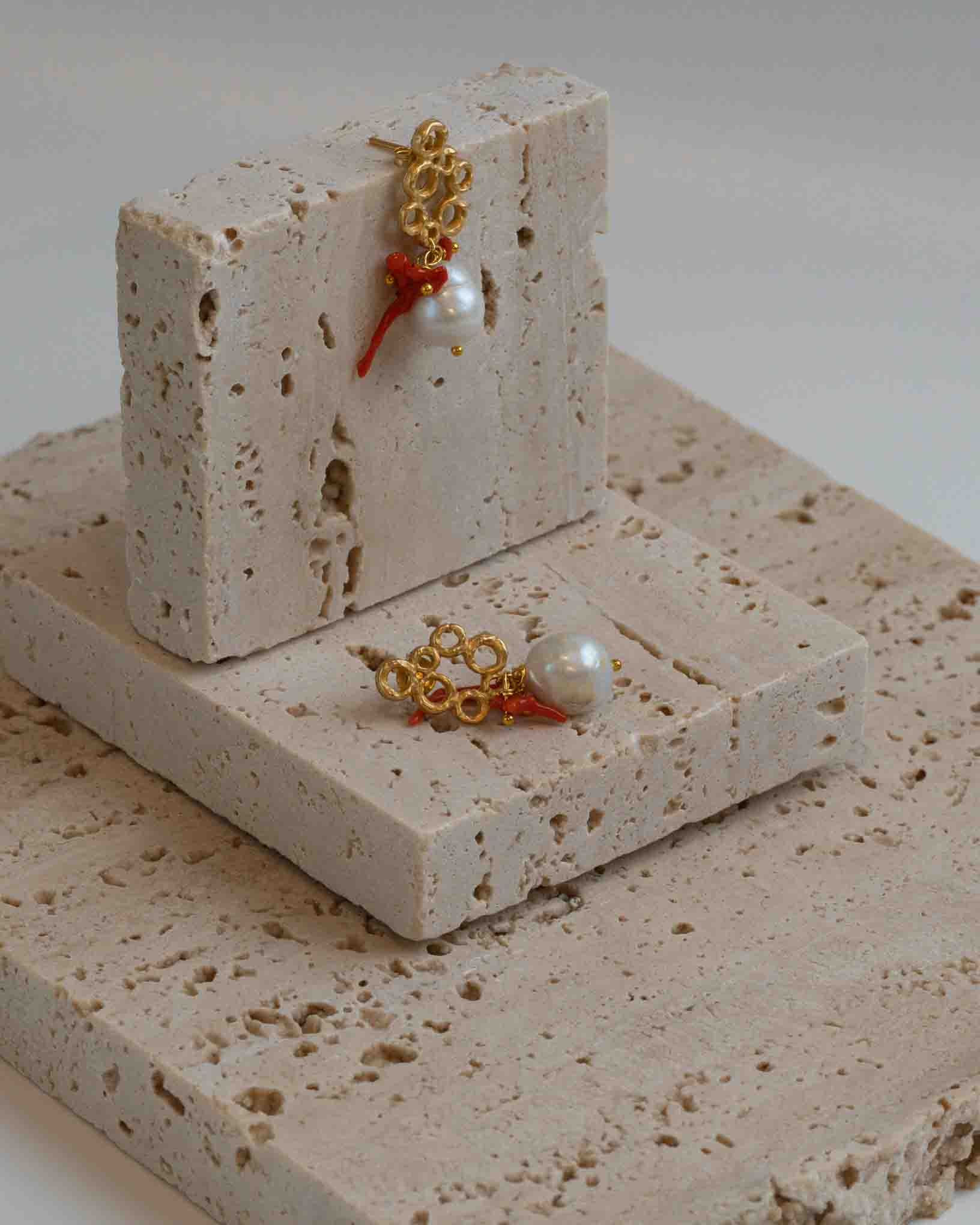 Ohrring Bora aus der Kollektion Perle e Coralli von Donna Rachele Jewelry