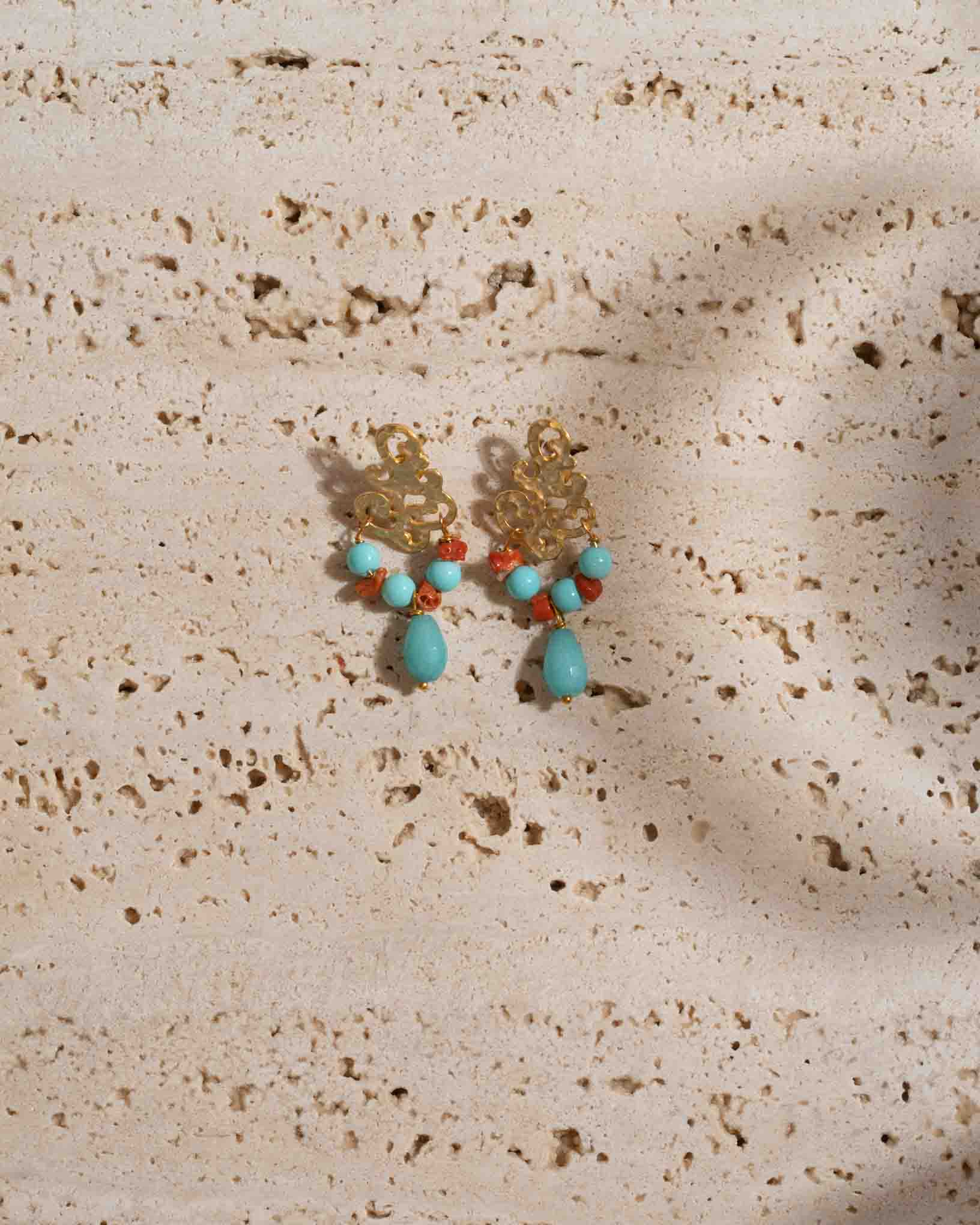 Ohrring Levante aus der Kollektion Perle e Coralli von Donna Rachele Jewelry