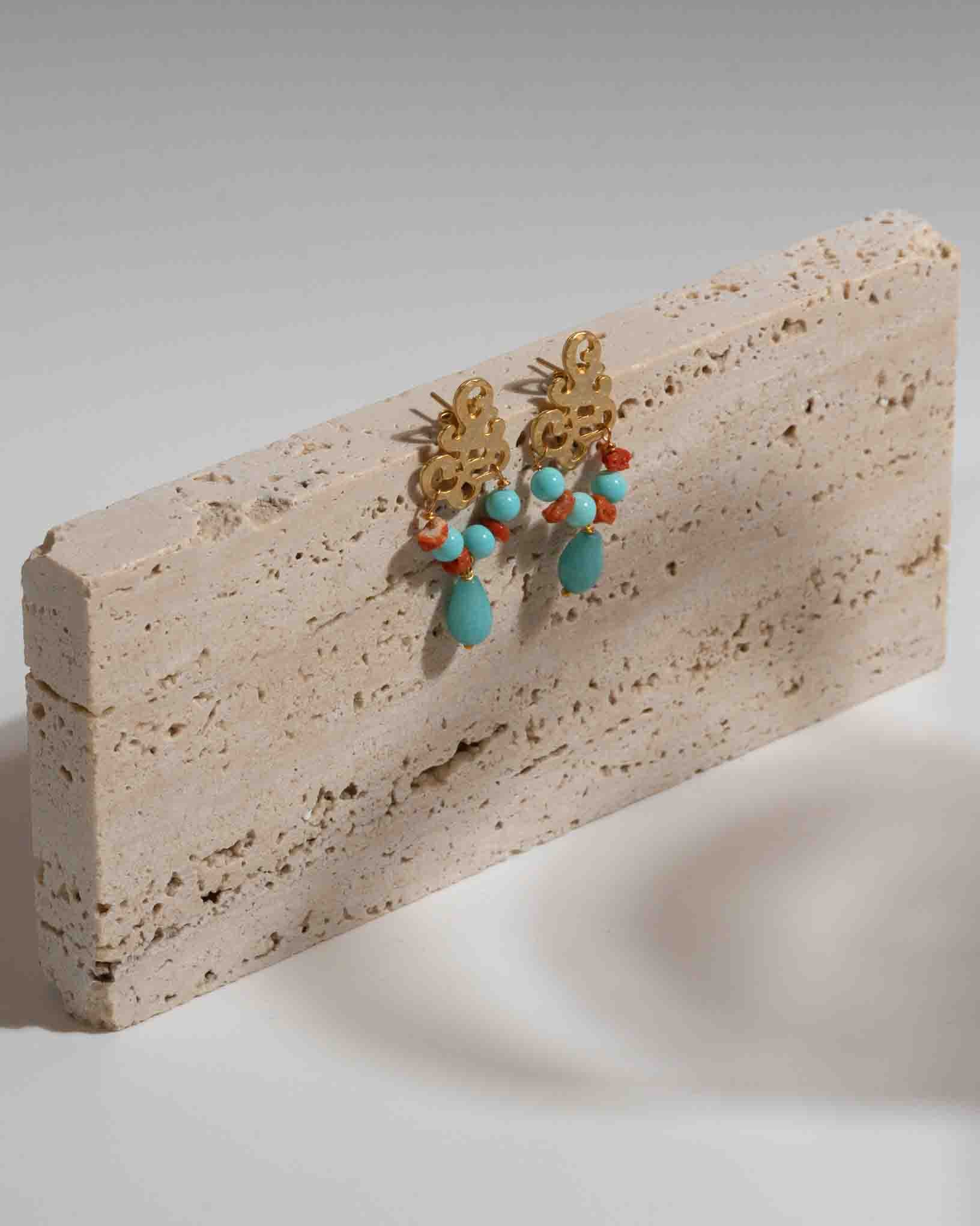 Ohrring Levante aus der Kollektion Perle e Coralli von Donna Rachele Jewelry