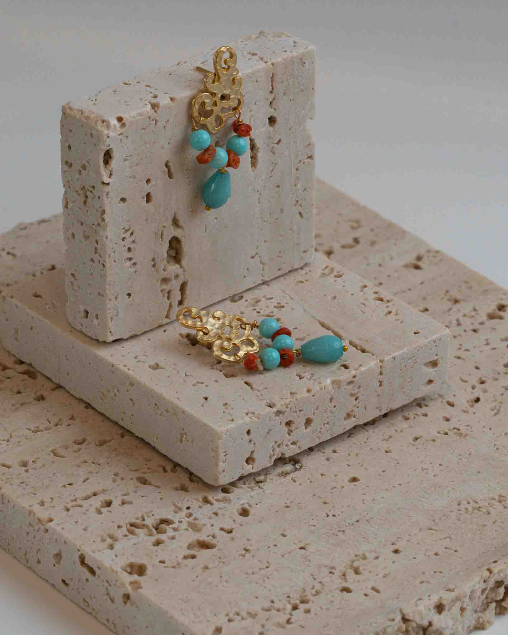 Ohrring Levante aus der Kollektion Perle e Coralli von Donna Rachele Jewelry