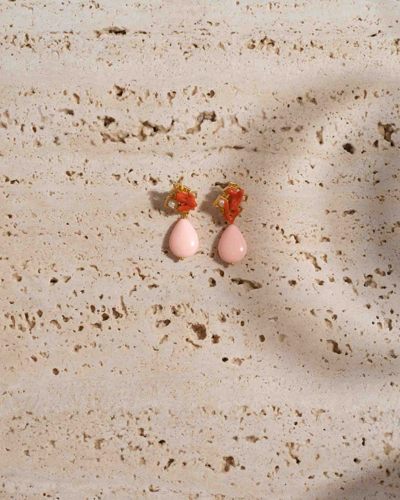 Ohrring Solano aus der Kollektion Perle e Coralli von Donna Rachele Jewelry