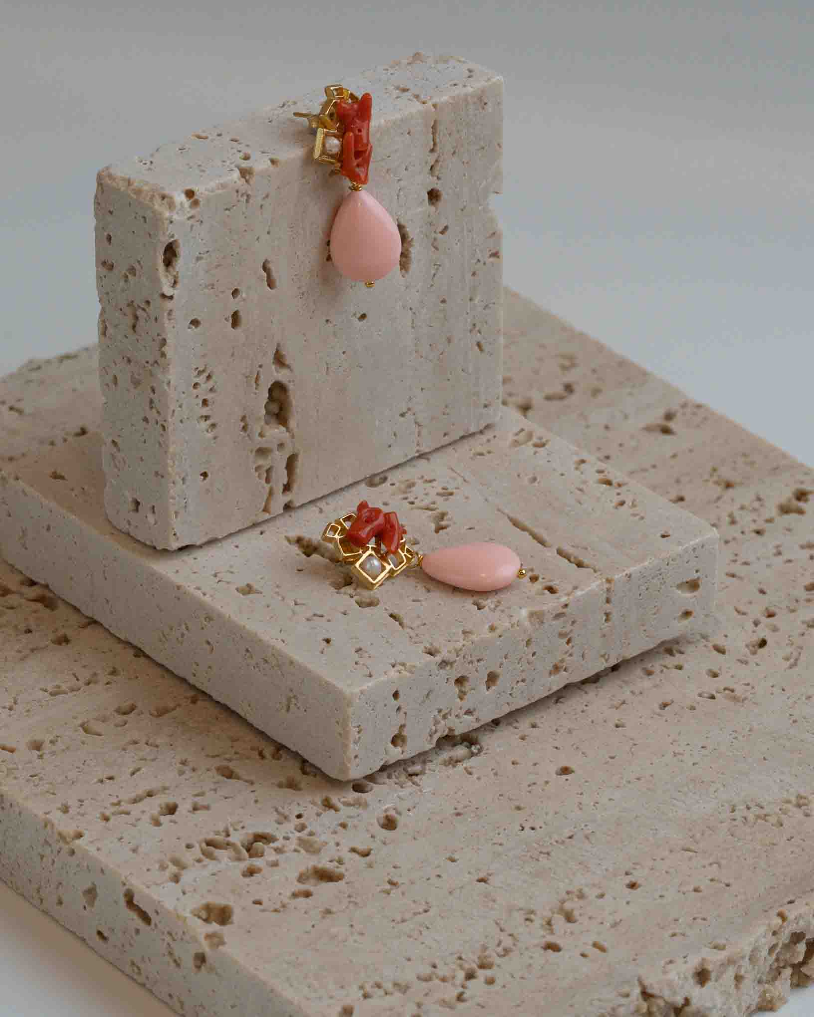 Ohrring Solano aus der Kollektion Perle e Coralli von Donna Rachele Jewelry