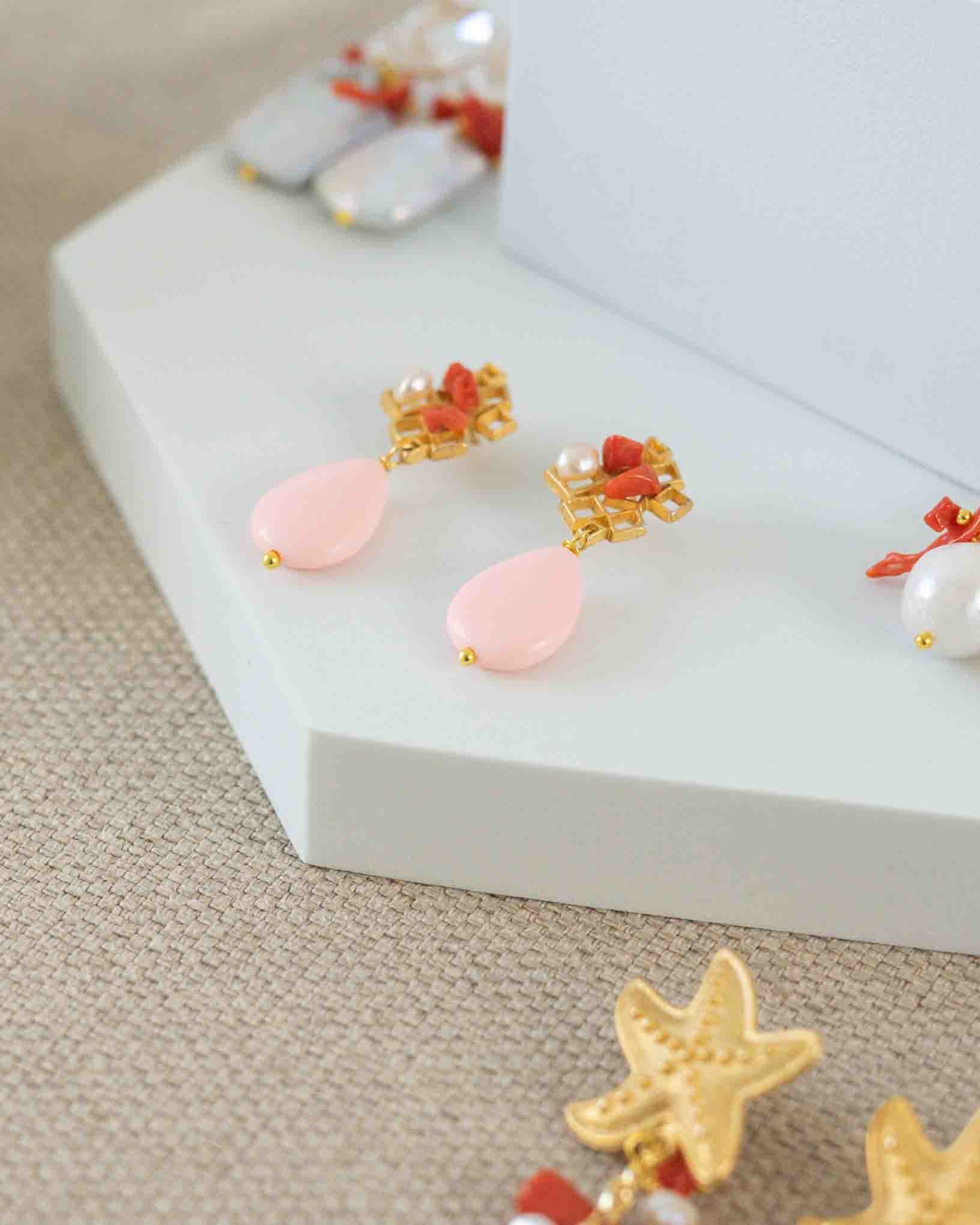 Ohrring Solano aus der Kollektion Perle e Coralli von Donna Rachele Jewelry