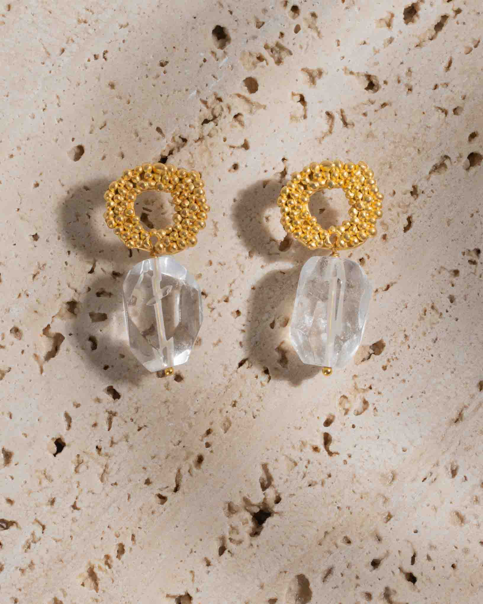 Ohrring Bianco aus der Kollektion Quattro Stagione von Donna Rachele Jewelry