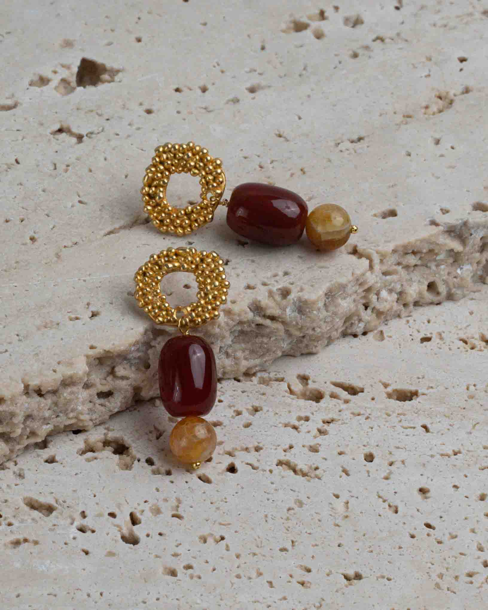 Ohrring Gianduja aus der Kollektion Quattro Stagione von Donna Rachele Jewelry