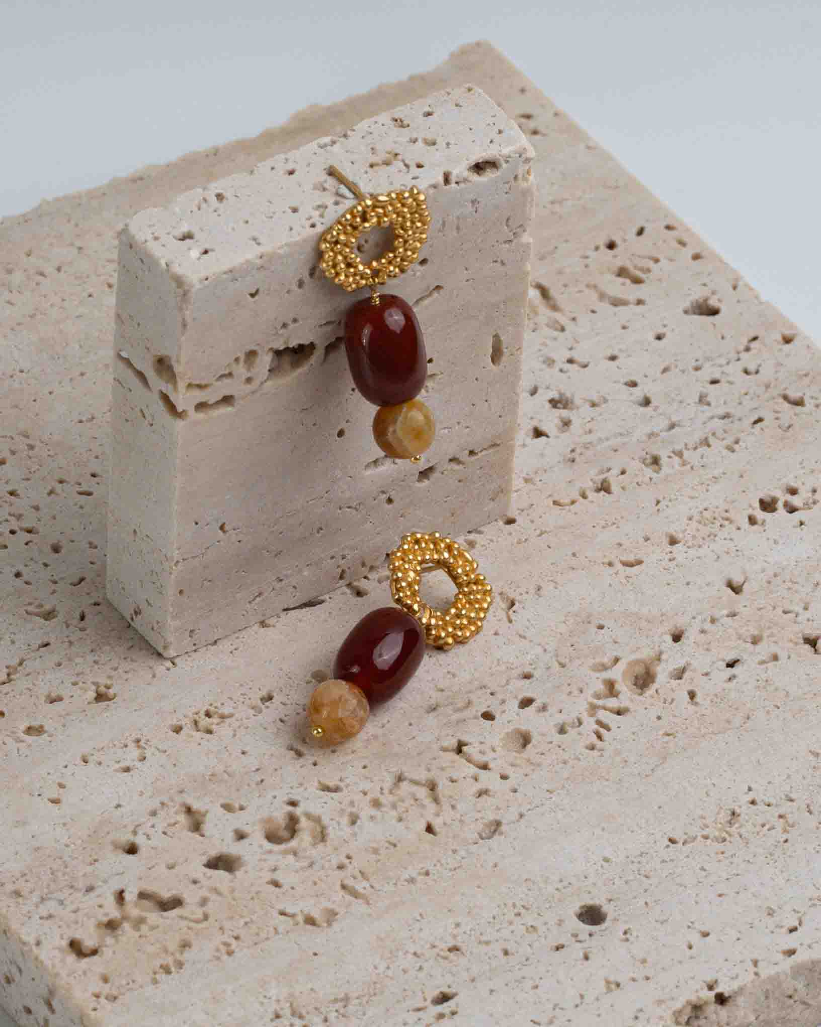 Ohrring Gianduja aus der Kollektion Quattro Stagione von Donna Rachele Jewelry