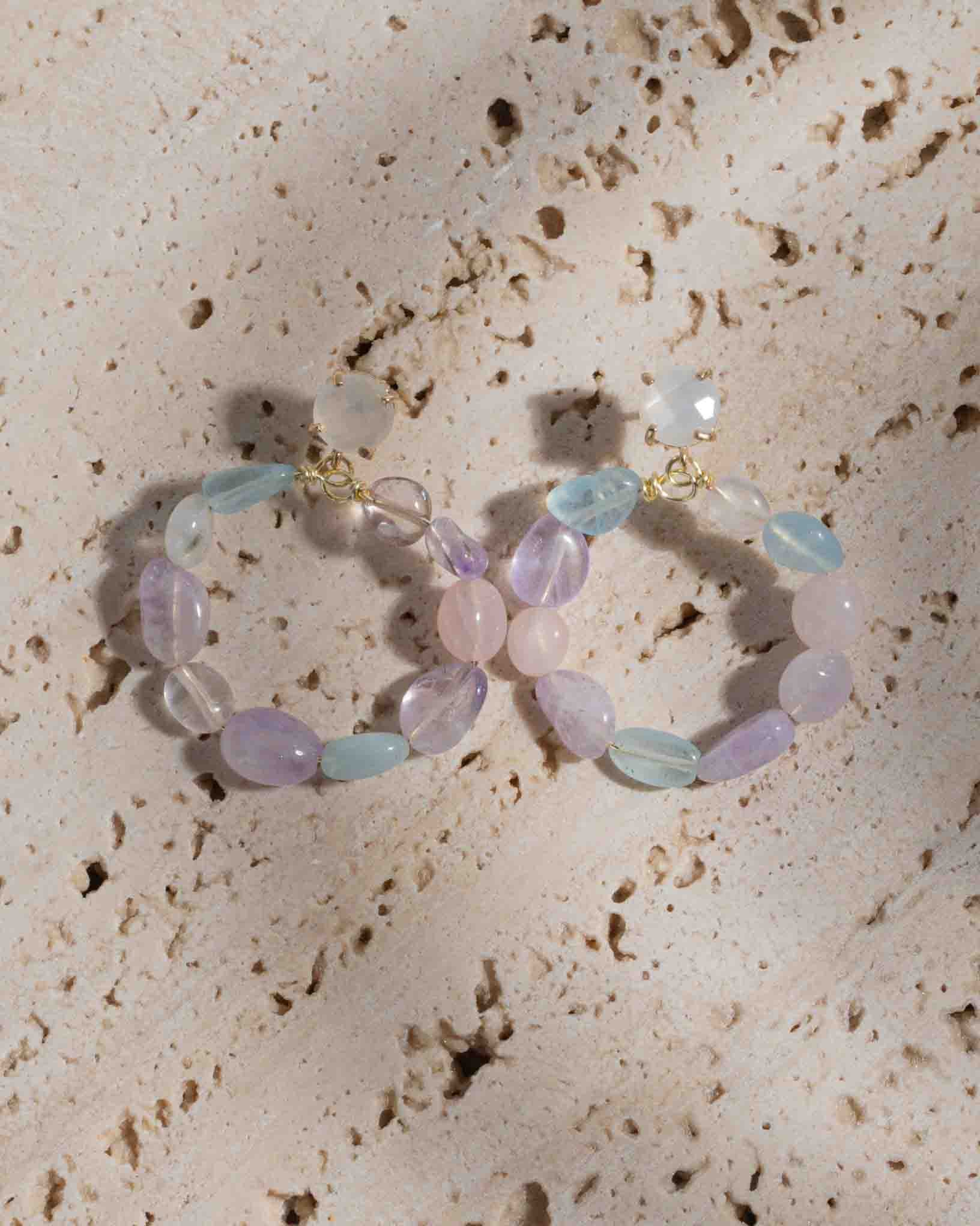 Ohrring Viola aus der Kollektion I giardini la Mortella von Donna Rachele Jewelry