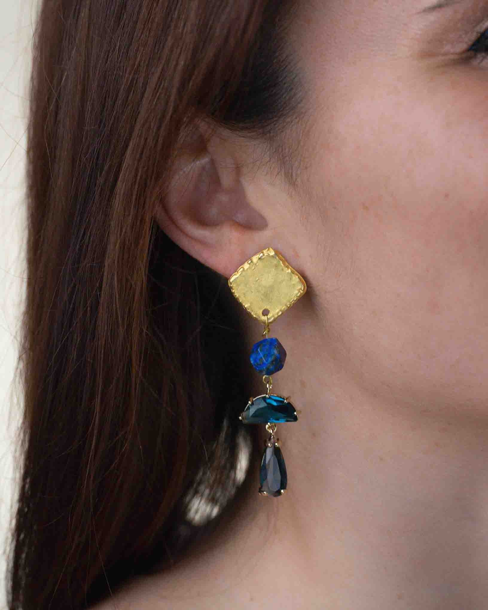 Ohrring Grotta Azzurra aus der Kollektion I Classici von Donna Rachele Jewelry