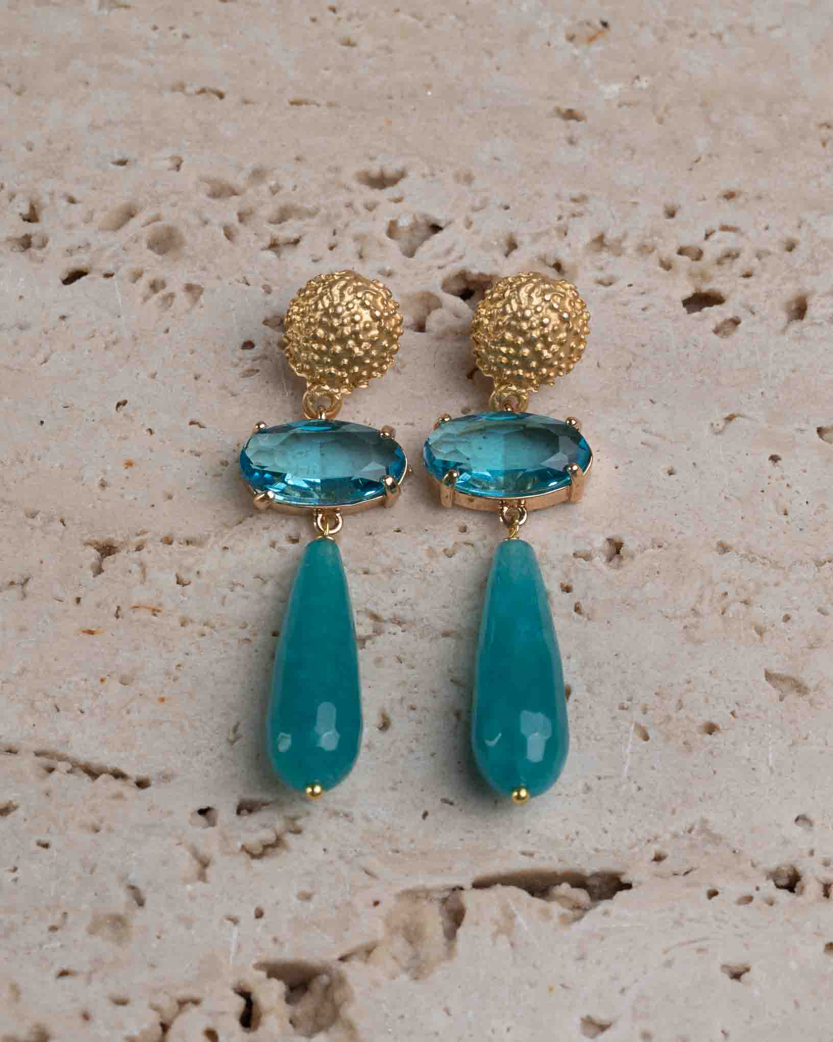 Ohrring Paradiso Blu aus der Kollektion I Classici von Donna Rachele Jewelry