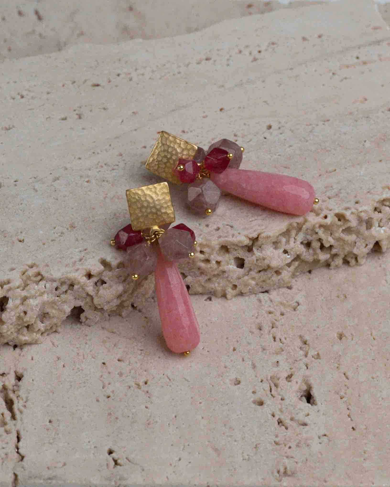 Ohrring Vino Rosso aus der Kollektion I Classici von Donna Rachele Jewelry