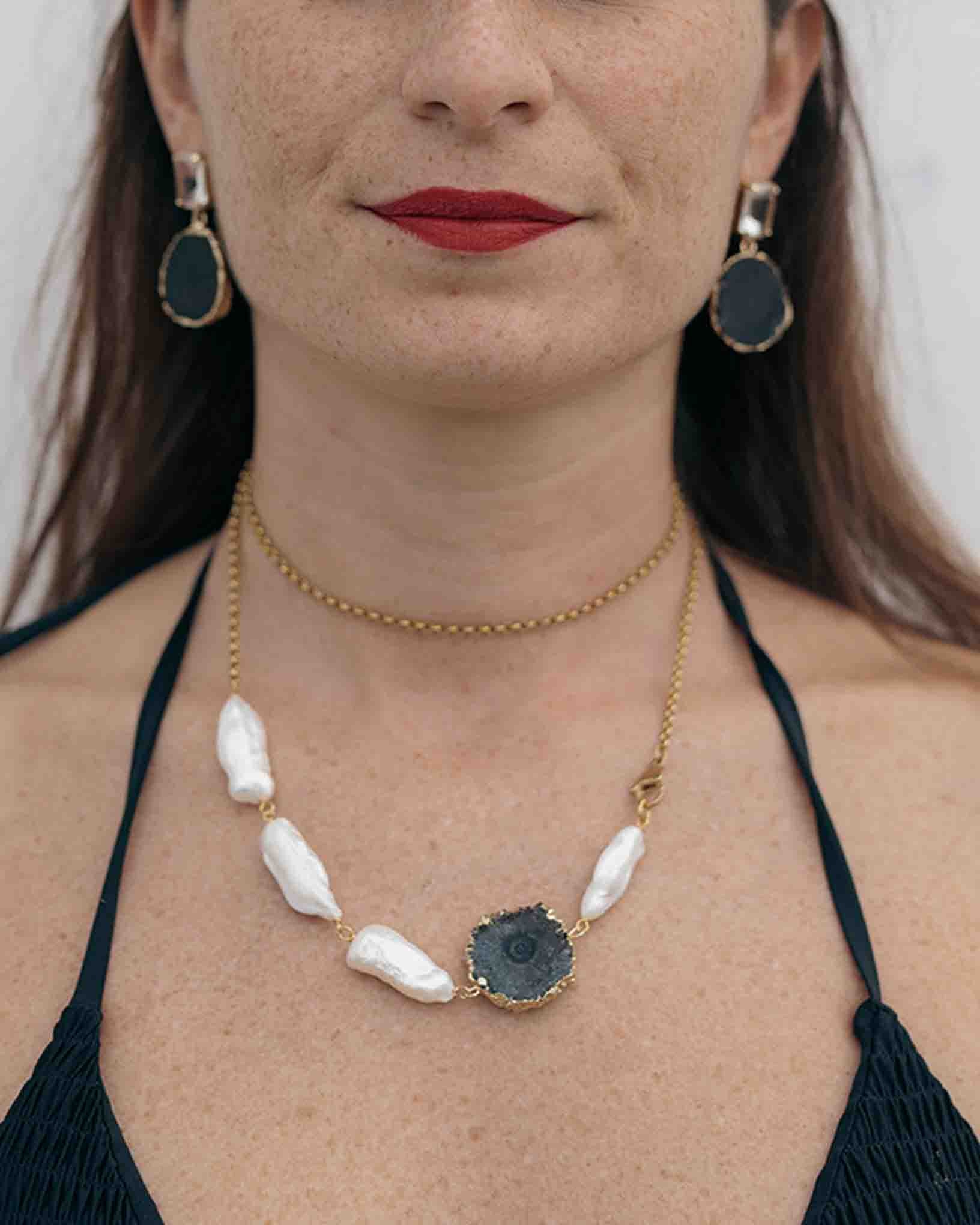 Halskette Saturno aus der Kollektion Galassia von Donna Rachele Jewelry