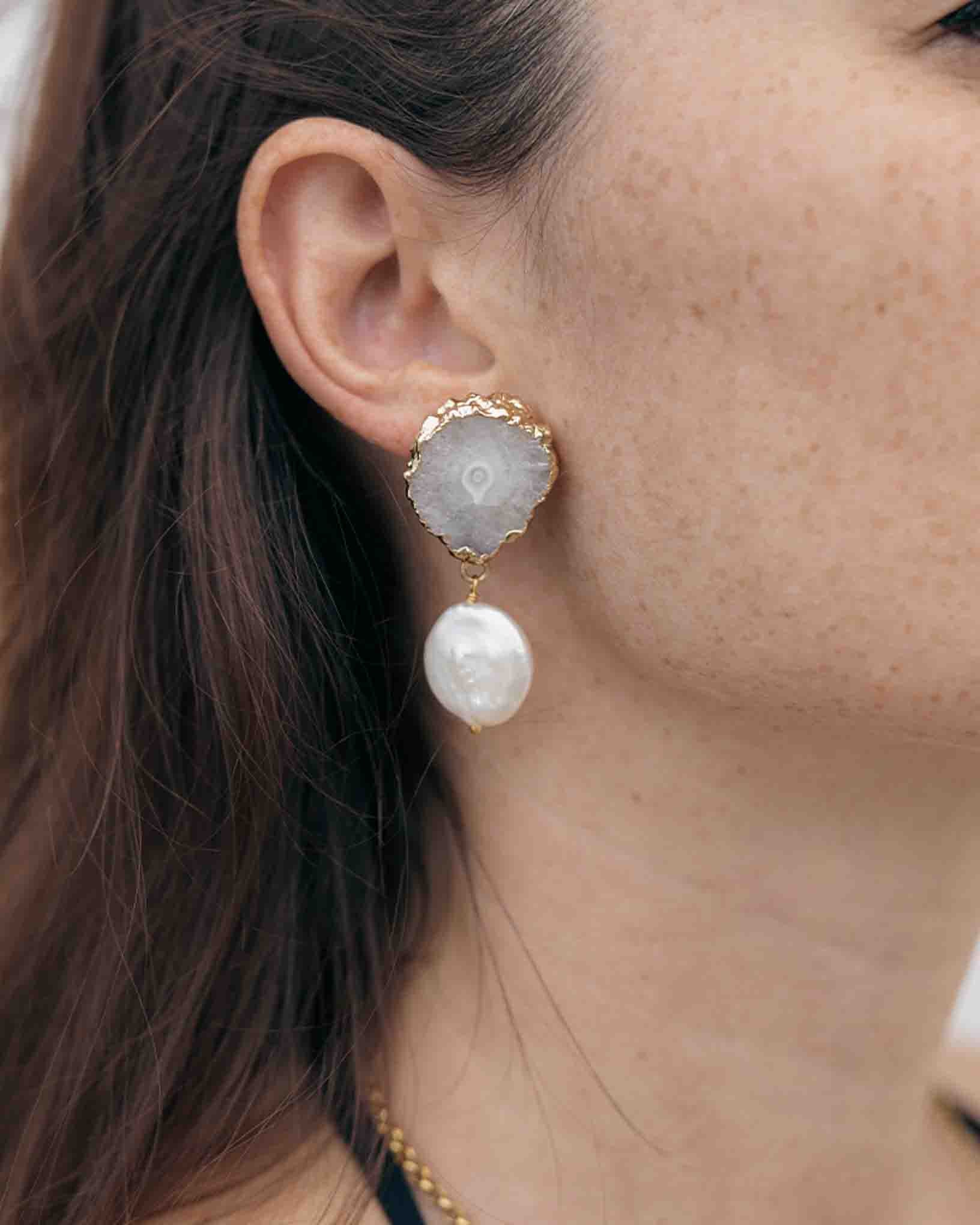 Ohrring Luna aus der Kollektion Galassia von Donna Rachele Jewelry
