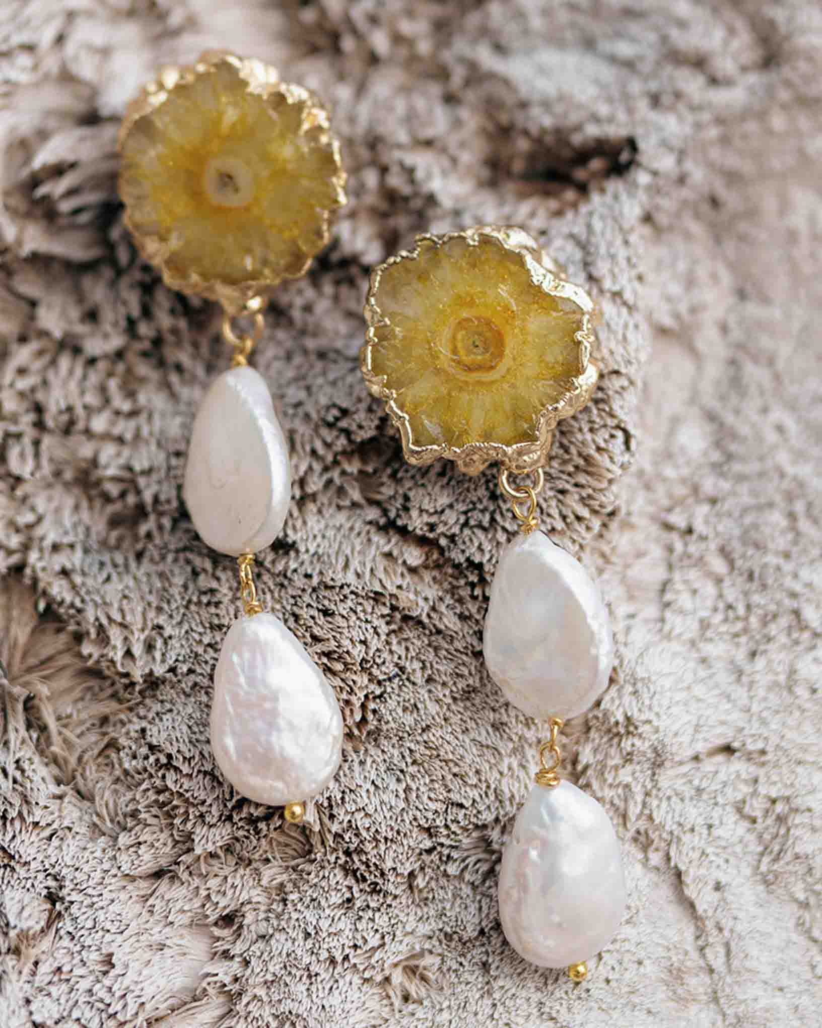 Ohrring Sole aus der Kollektion Galassia von Donna Rachele Jewelry