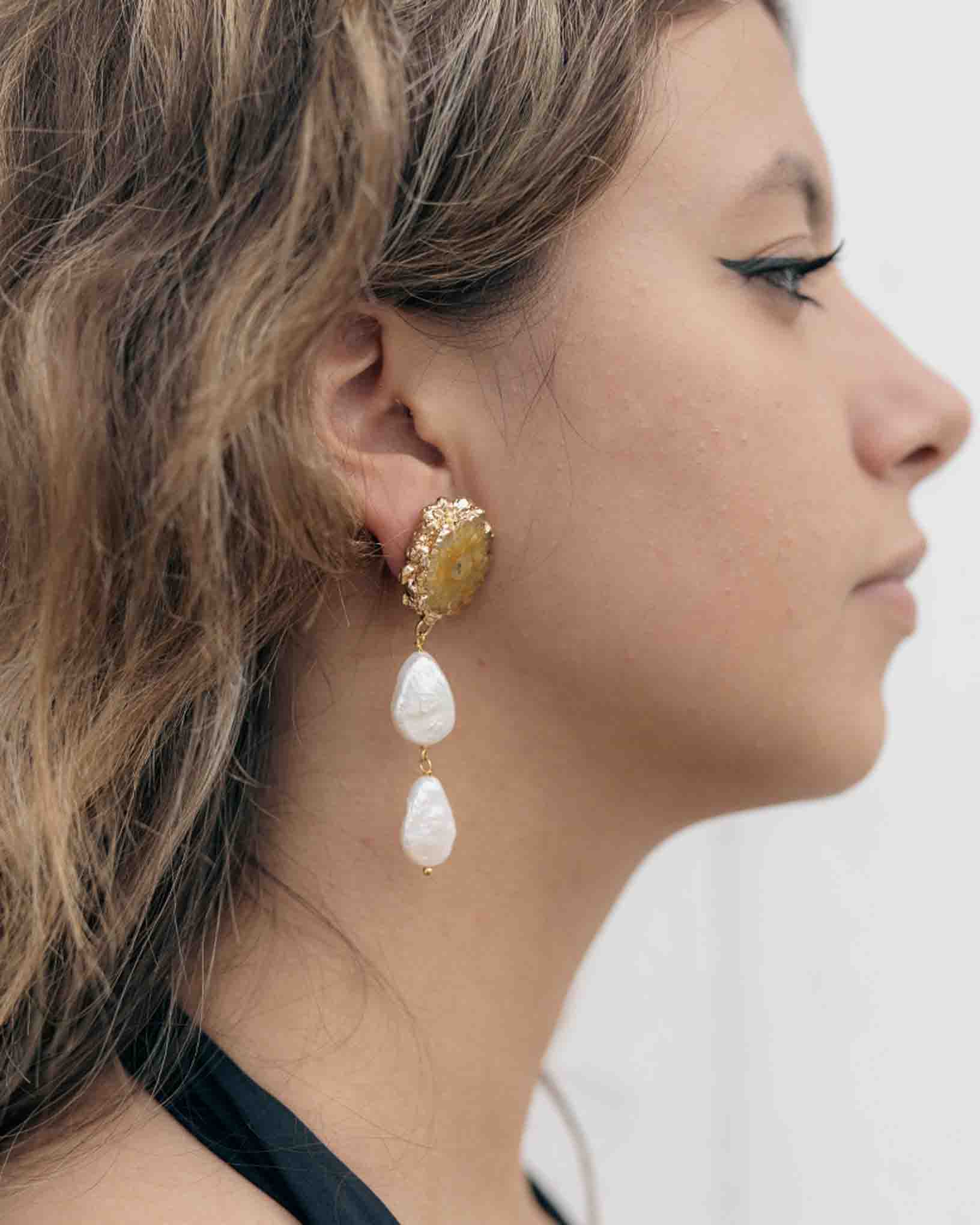 Ohrring Sole aus der Kollektion Galassia von Donna Rachele Jewelry