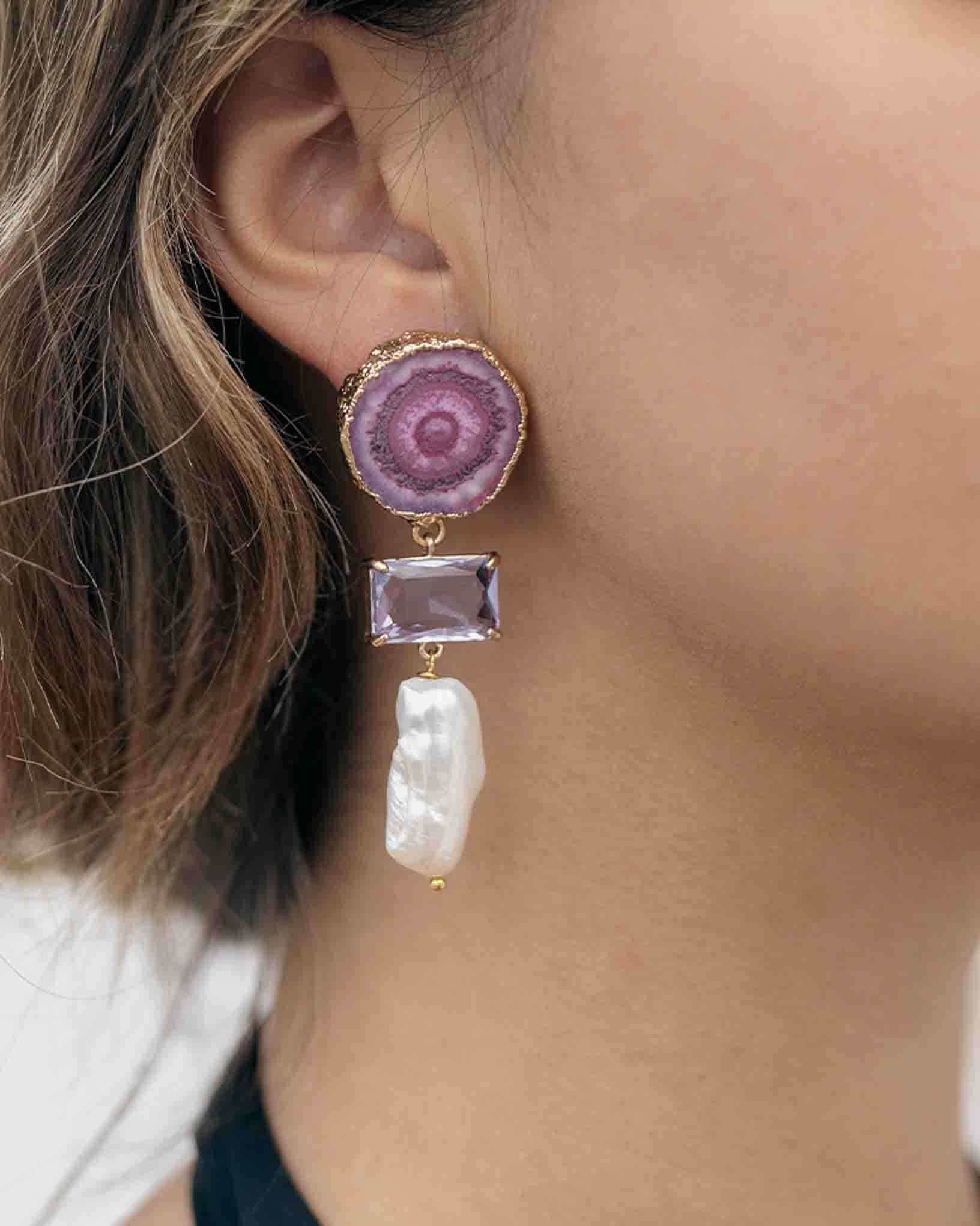 Ohrring Uranio aus der Kollektion Galassia von Donna Rachele Jewelry