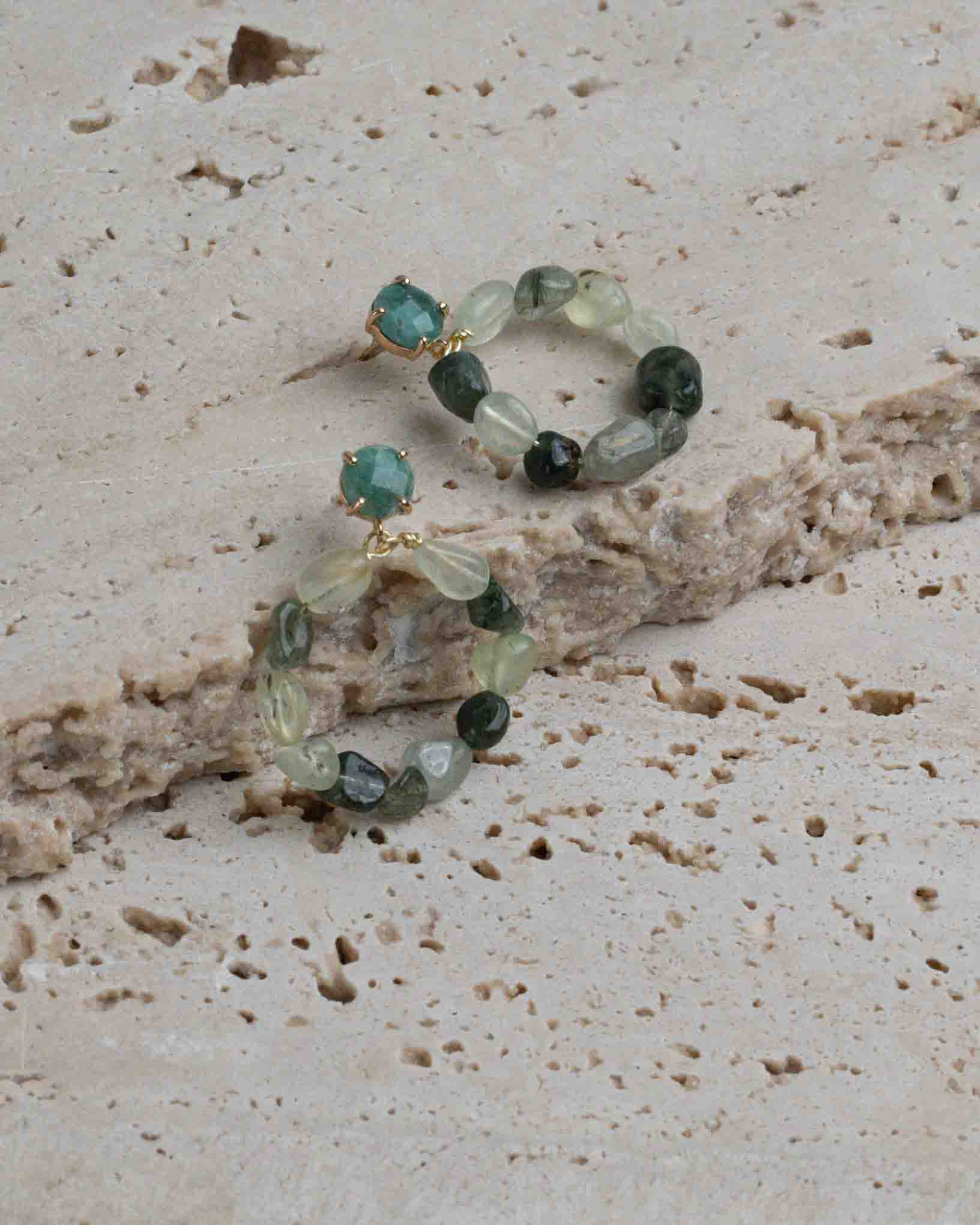 Ohrring Ginko aus der Kollektion I giardini la Mortella von Donna Rachele Jewelry