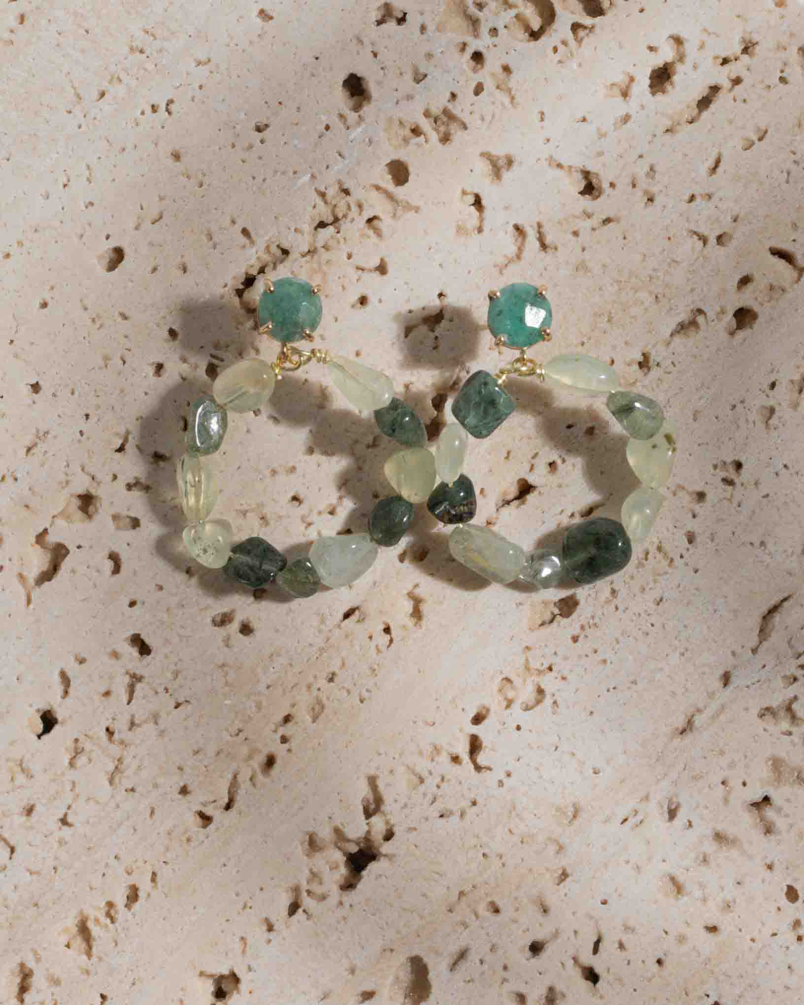 Ohrring Ginko aus der Kollektion I giardini la Mortella von Donna Rachele Jewelry