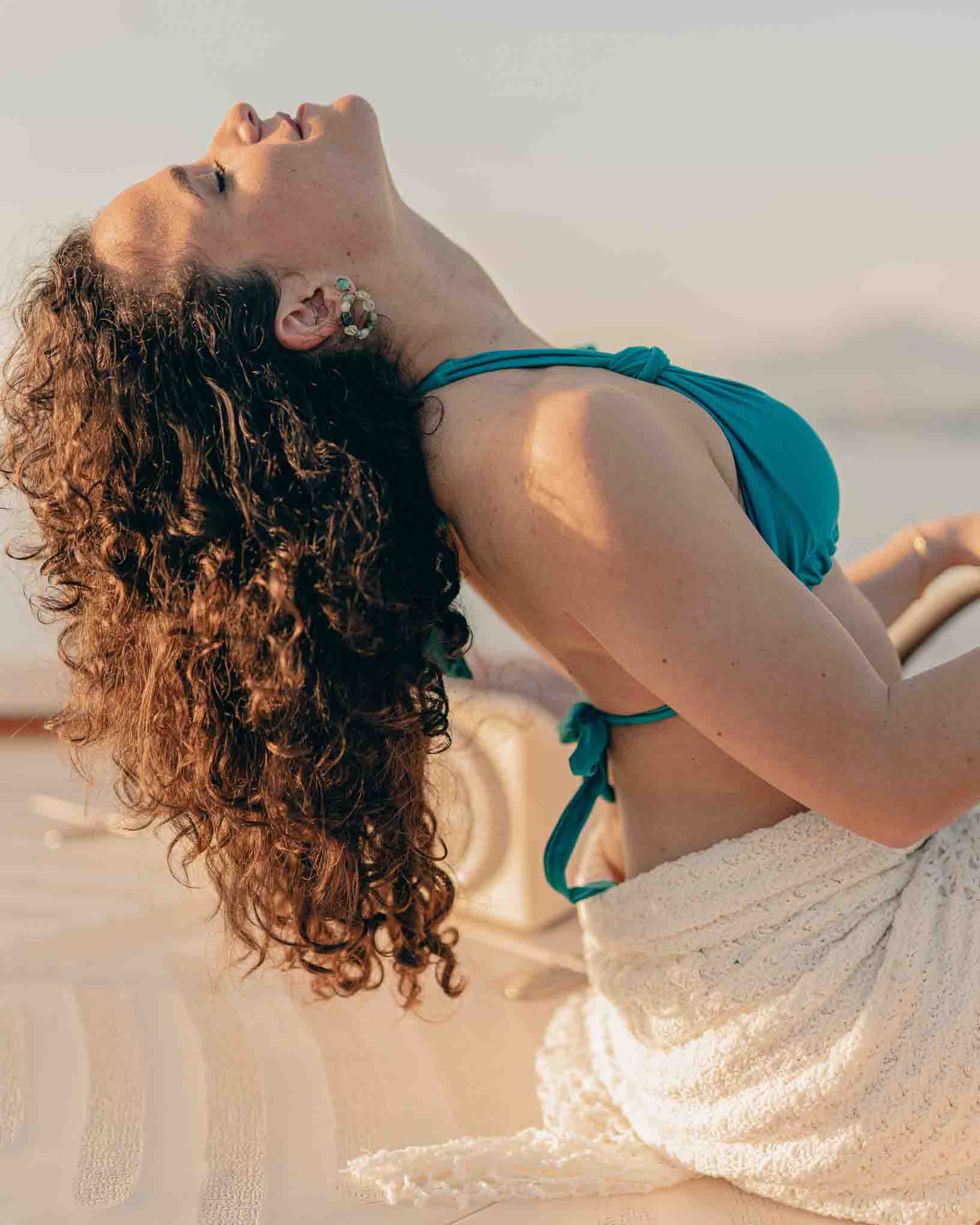 Ohrring Ginko aus der Kollektion I giardini la Mortella von Donna Rachele Jewelry