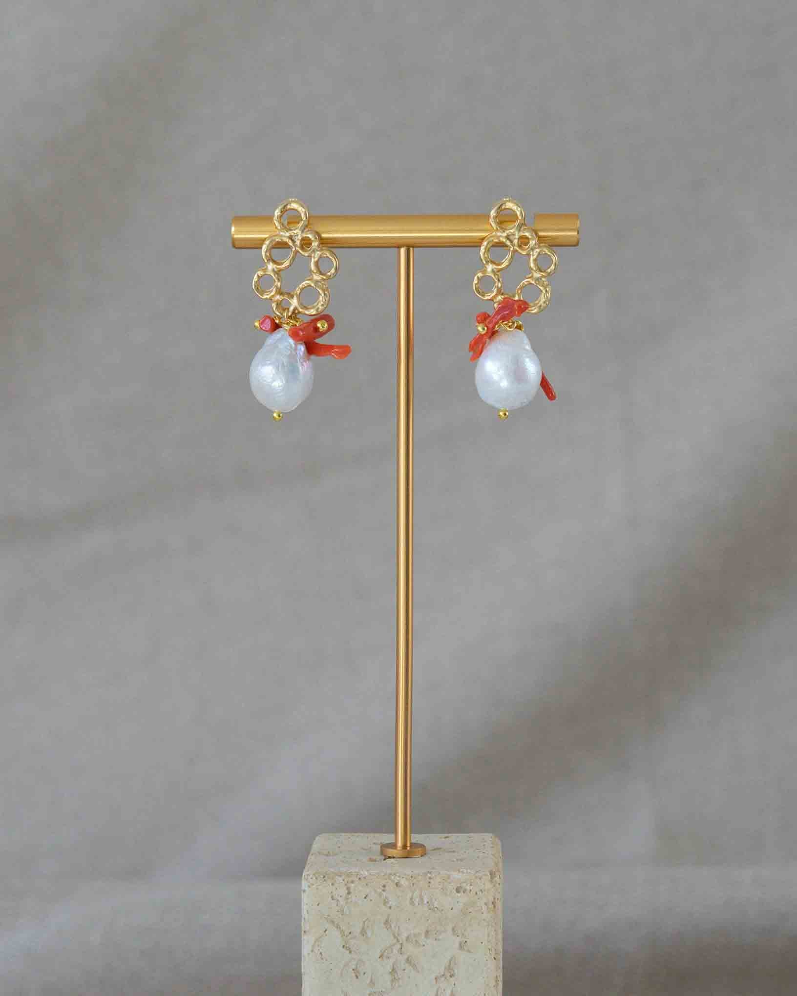 Ohrring Bora aus der Kollektion Perle e Coralli von Donna Rachele Jewelry