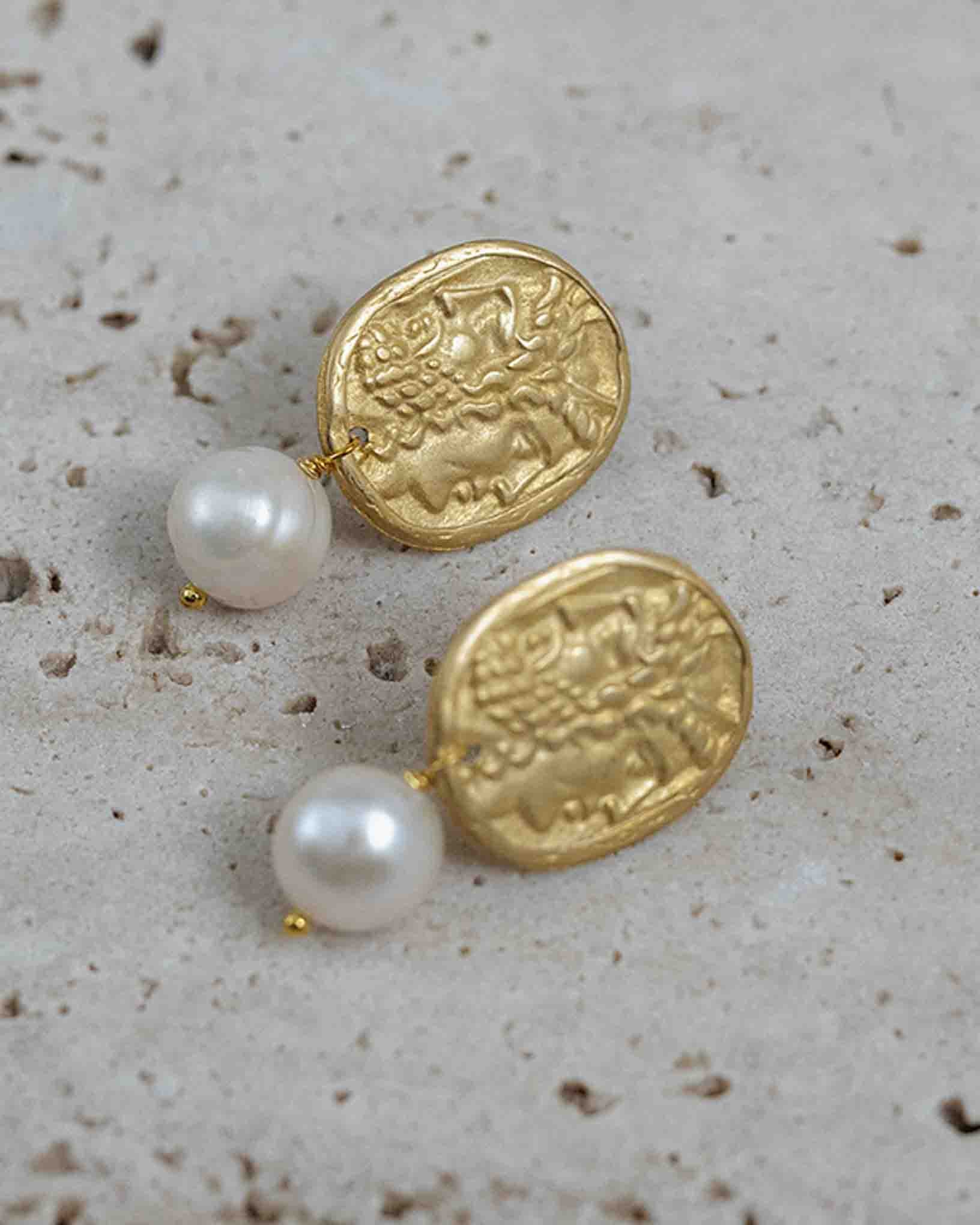 Ohrring Donna Carmela aus der Kollektion Perle e Coralli von Donna Rachele Jewelry