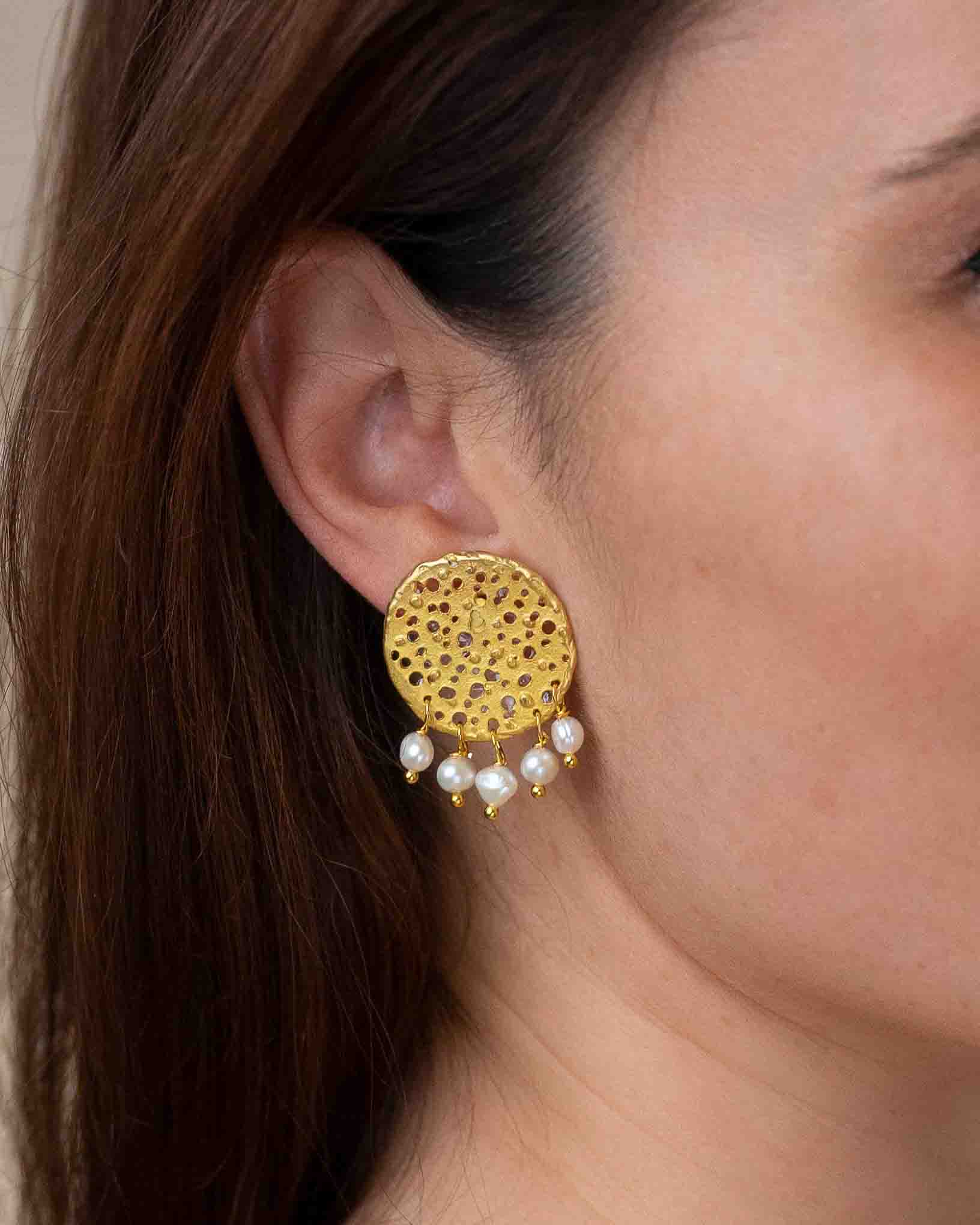 Ohrring Donna Maria aus der Kollektion Perle e Coralli von Donna Rachele Jewelry
