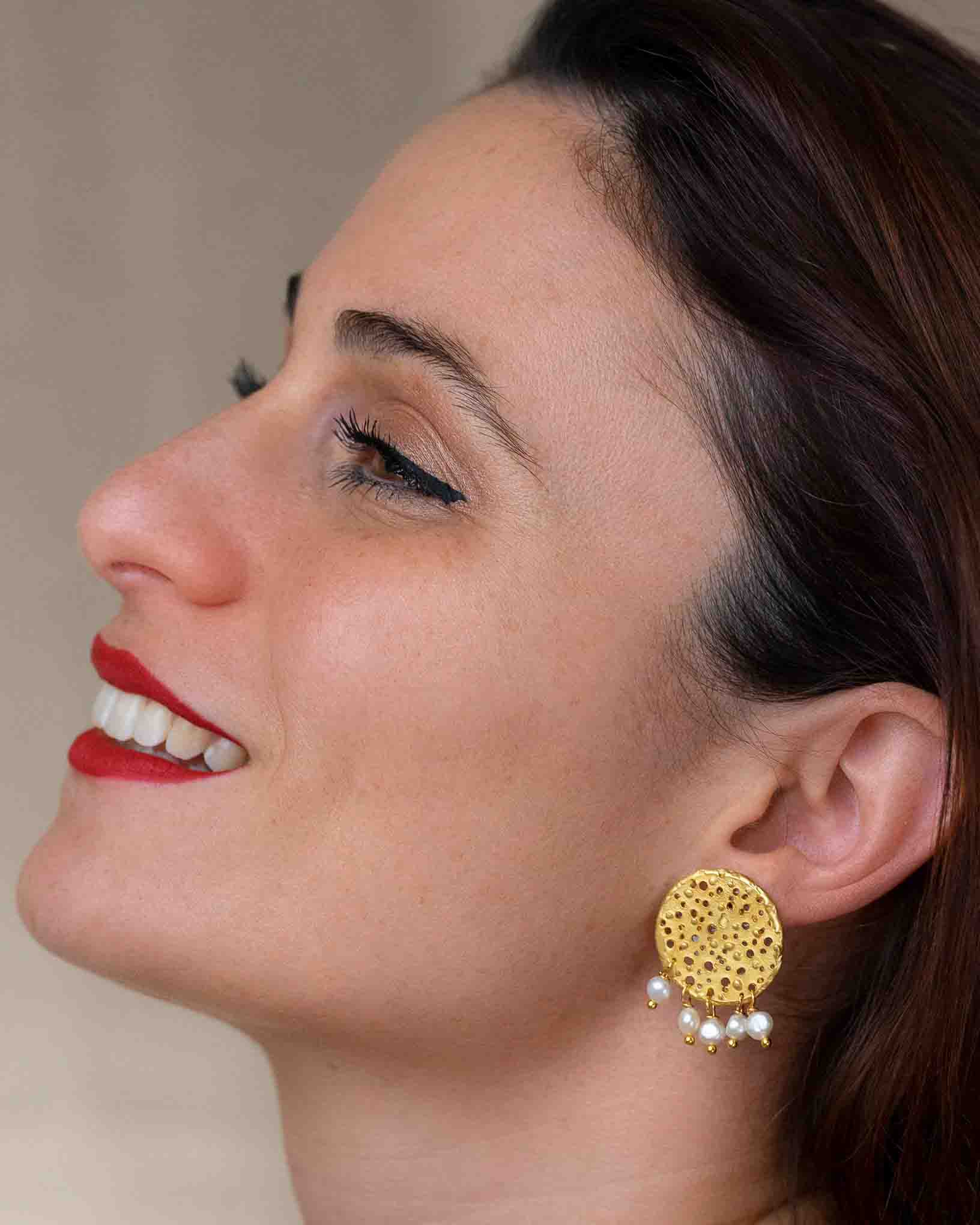 Ohrring Donna Maria aus der Kollektion Perle e Coralli von Donna Rachele Jewelry