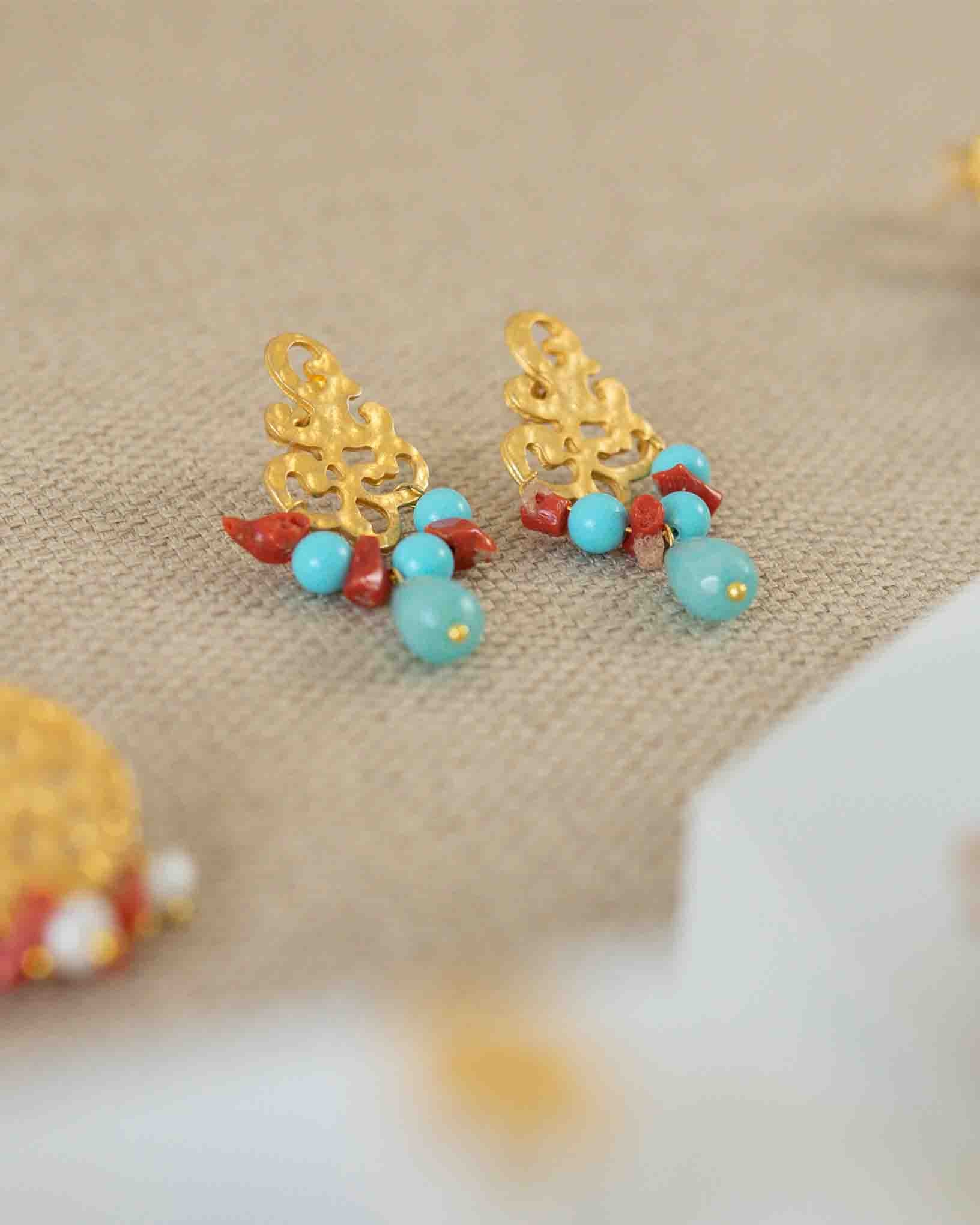 Ohrring Levante aus der Kollektion Perle e Coralli von Donna Rachele Jewelry