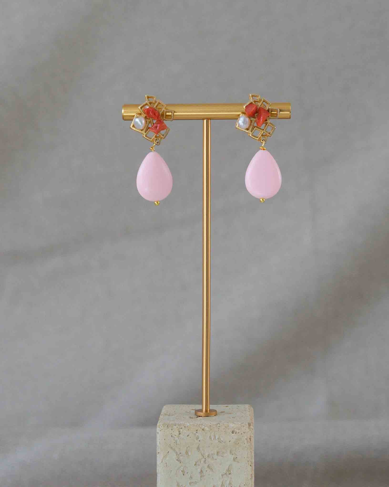 Ohrring Solano aus der Kollektion Perle e Coralli von Donna Rachele Jewelry