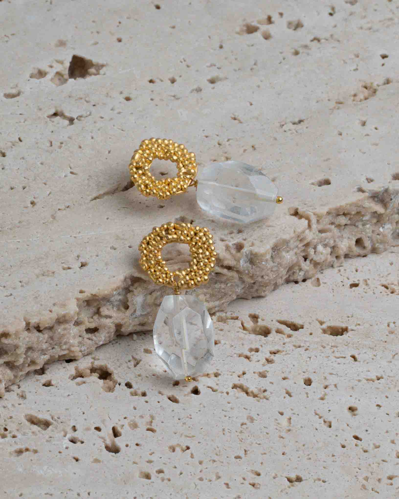 Ohrring Bianco aus der Kollektion Quattro Stagione von Donna Rachele Jewelry