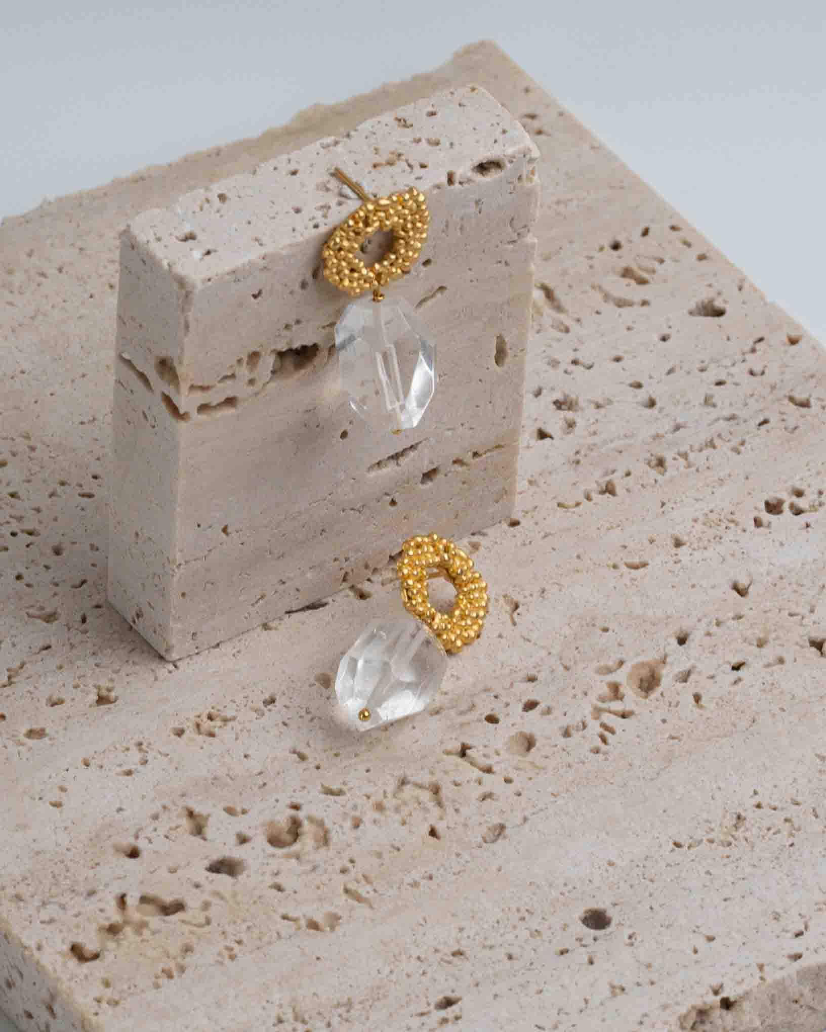 Ohrring Bianco aus der Kollektion Quattro Stagione von Donna Rachele Jewelry