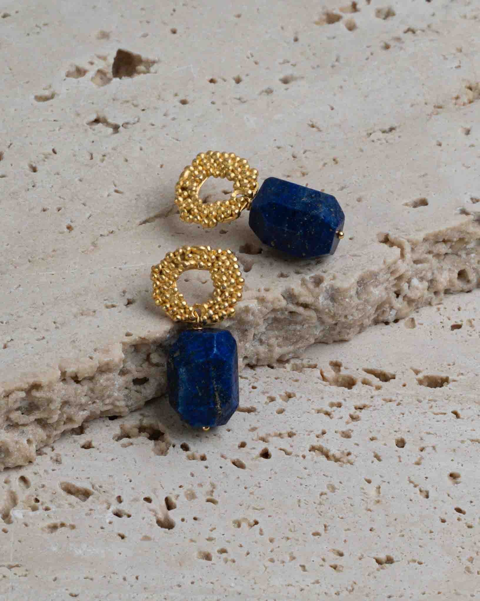 Ohrring Blu aus der Kollektion Quattro Stagione von Donna Rachele Jewelry