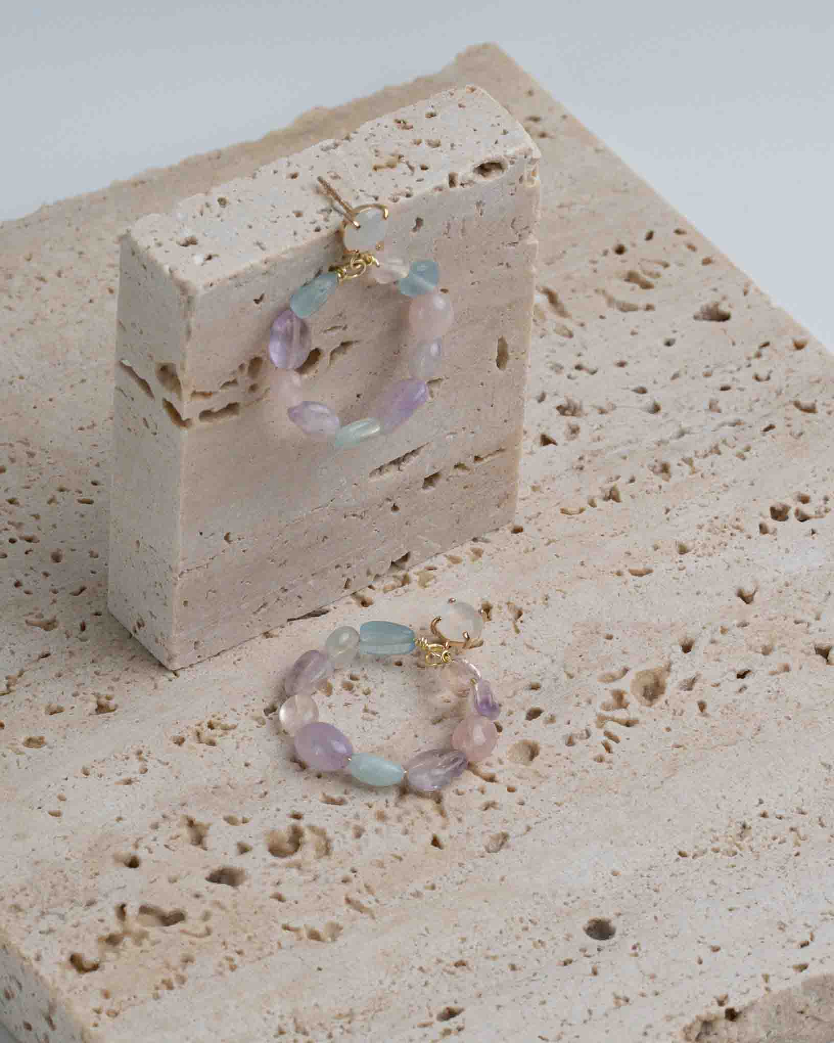 Ohrring Viola aus der Kollektion I giardini la Mortella von Donna Rachele Jewelry